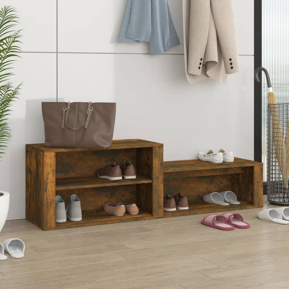 VidaXL Armoire à chaussures bois d'ingénierie  