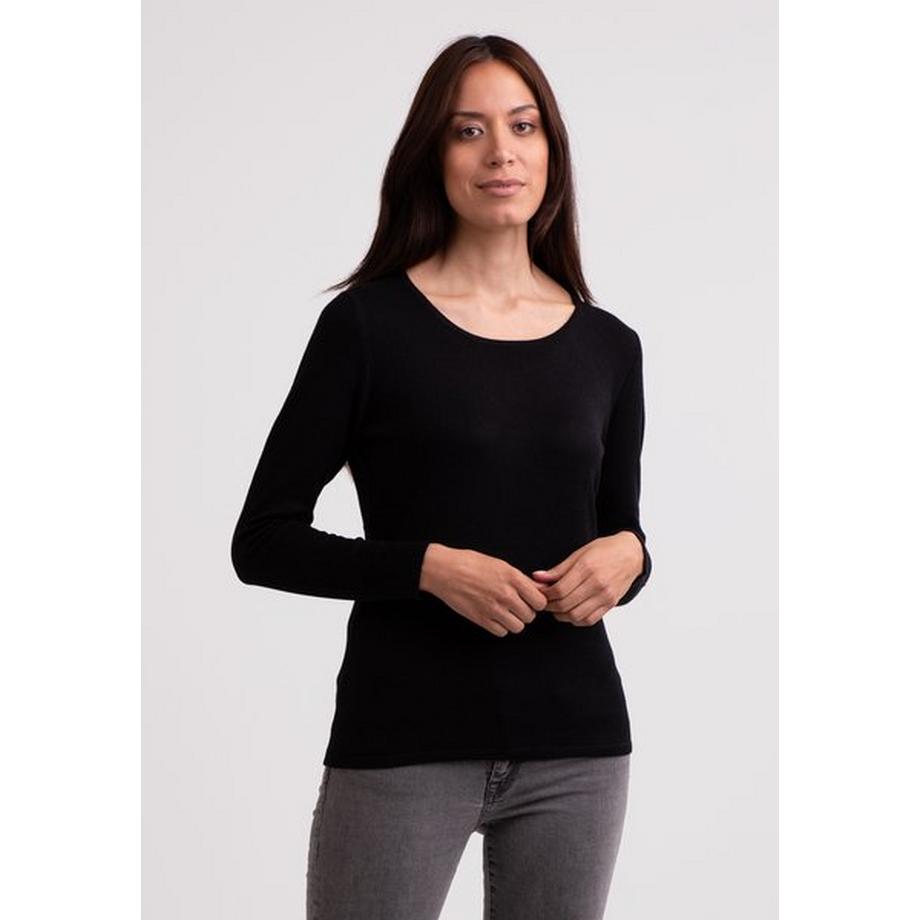 CASH-MERE.CH Pull Soie Cachemire Col Rond  