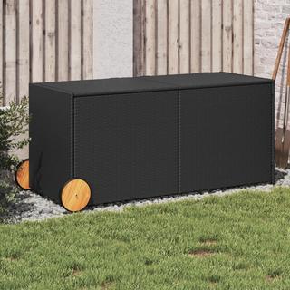 VidaXL Boîte de rangement de jardin rotin synthétique  