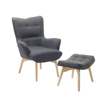 Fauteuil en Polyester Rétro VEJLE