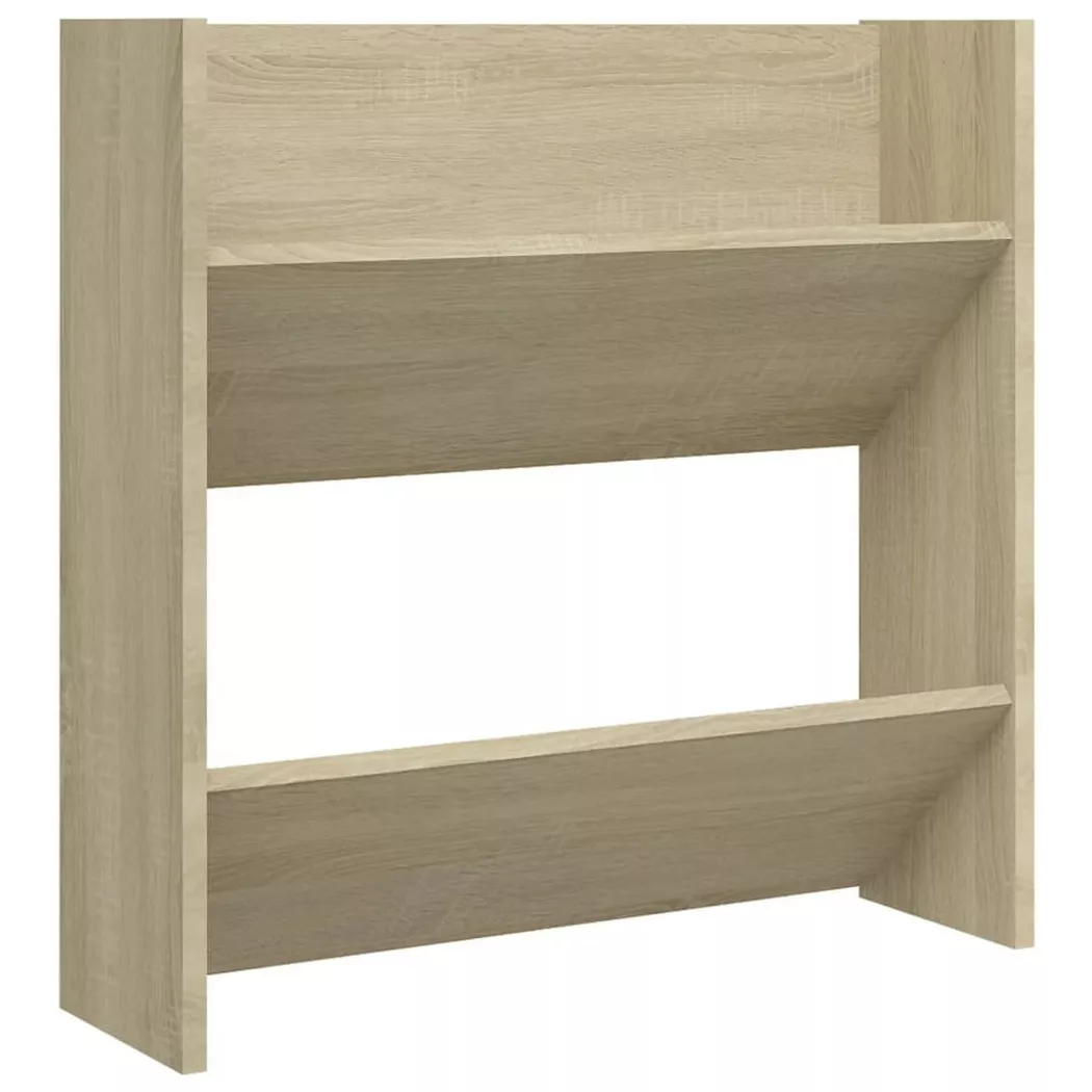 vidaXL Armoire à chaussures murale Chêne Sonoma 60x18x60 cm Aggloméré