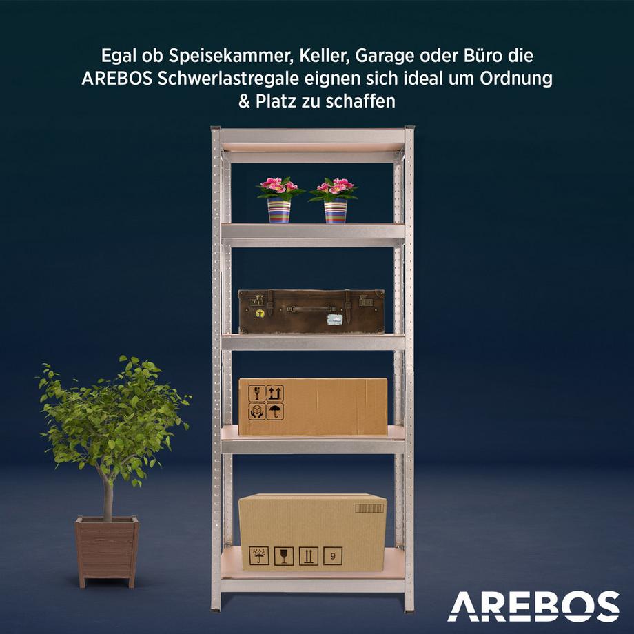 Arebos Schwerlastregale 350kg  