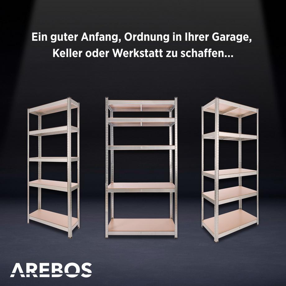 Arebos Schwerlastregale 350kg  