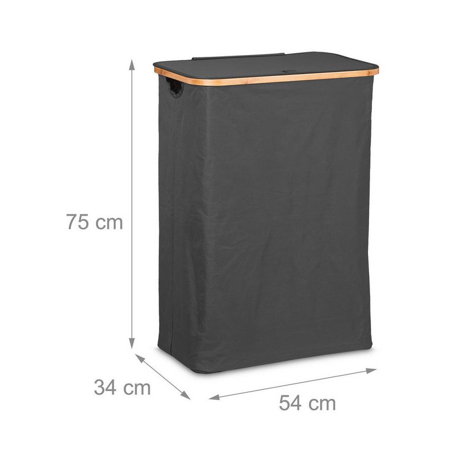 B2X Cesto portabiancheria con coperchio 105 l  