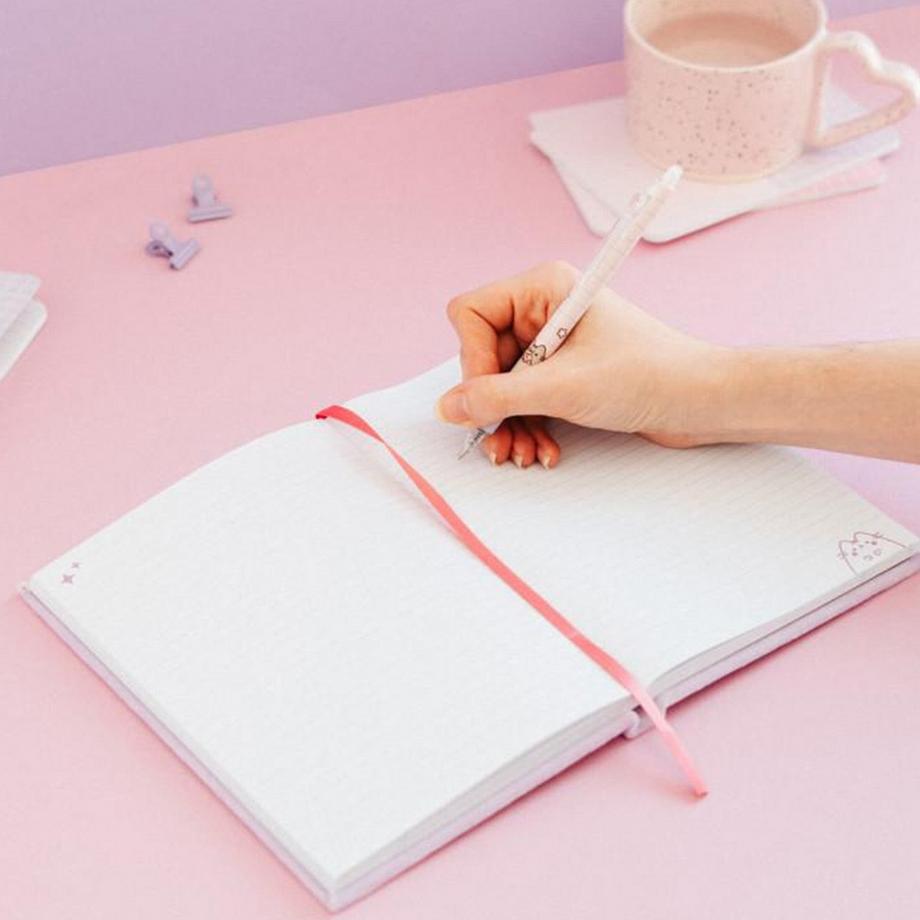 PUSHEEN Agenda A5 mit Lesezeichen  