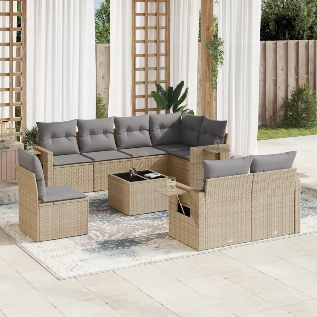 VidaXL Garten sofagarnitur poly-rattan  