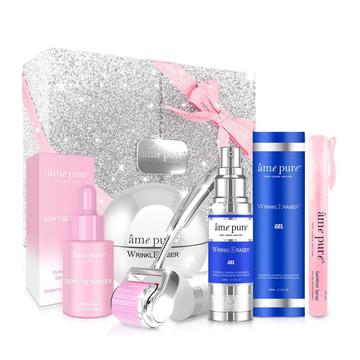 I'M ALWAYS BY YOUR SIDE Geschenkset: Gesichtserum, Anti-Aging-Feuchtigkeitscreme, Microneedling-Set