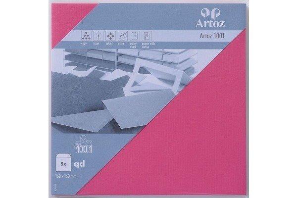 Artoz ARTOZ Couverts 1001 160x160mm 100g, fuchsia 5 Stück  