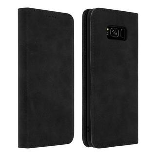 Avizar  Wallet Cover Galaxy S8 Plus Schwarz 