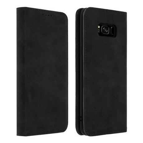 Avizar  Wallet Cover Galaxy S8 Plus Schwarz 