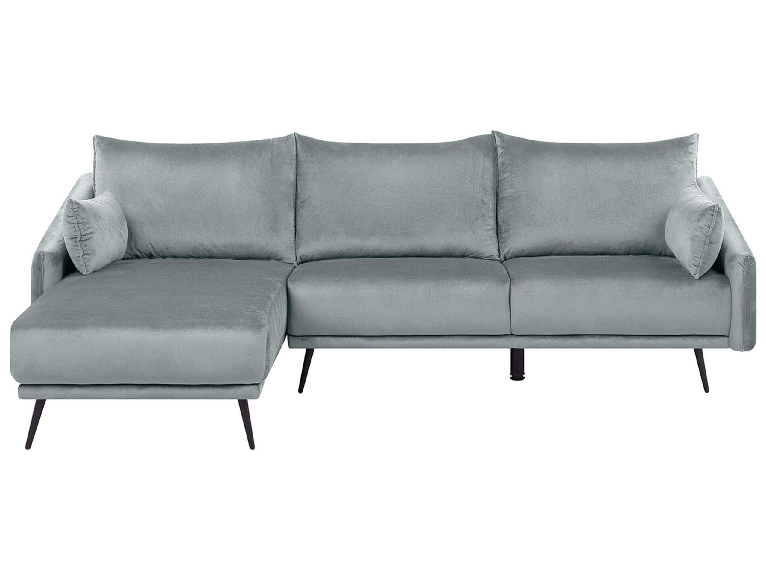 Image of Ecksofa aus Samtstoff Modern VARDE Ecksofa aus Samtstoff Modern VARDE