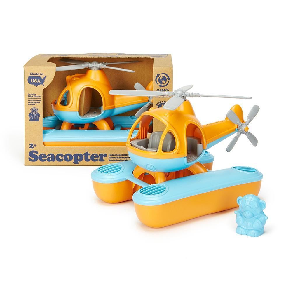green toys  Green Toys Seacopter Giochi per il bagno Blu, Arancione 