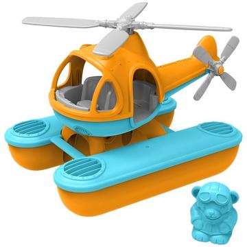 Green Toys Hélicoptère marin orange