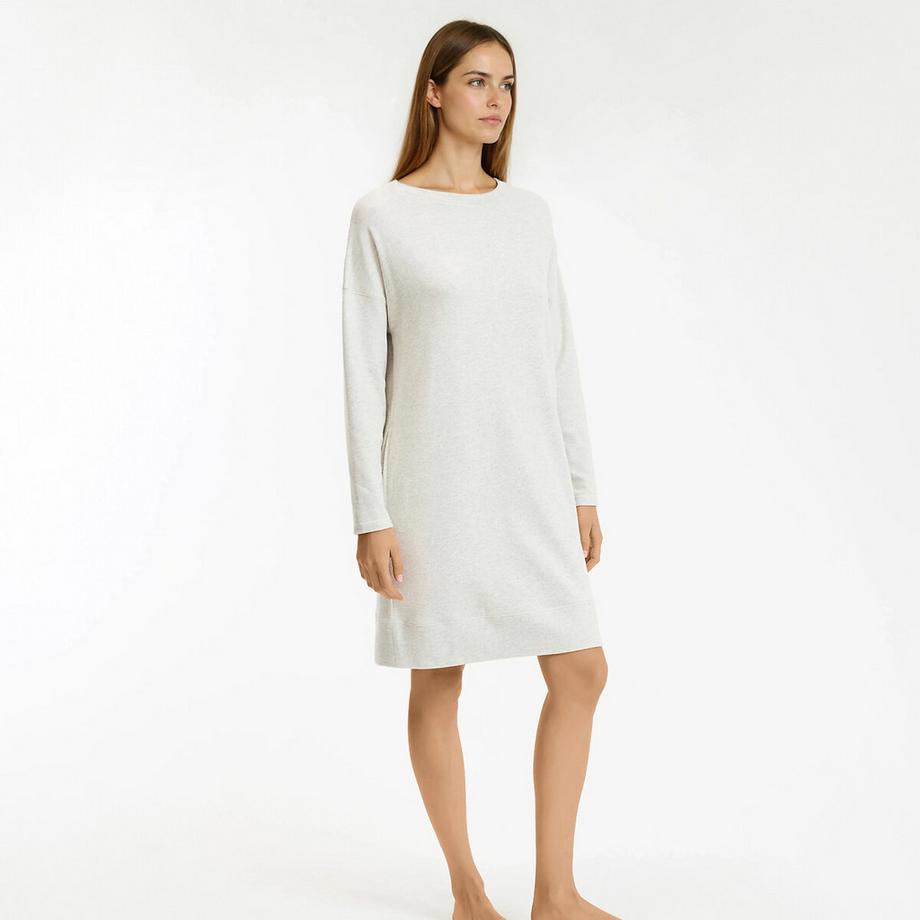 La Redoute Collections Chemise de nuit en maille grattée  
