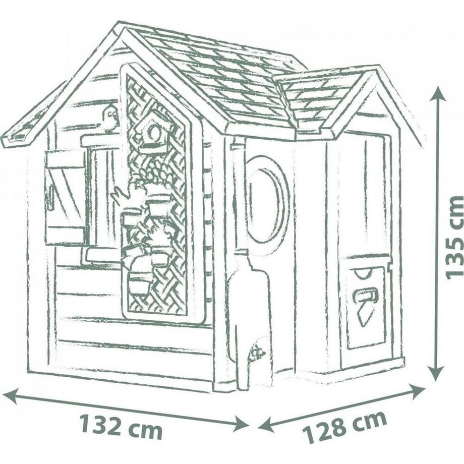 Smoby Maison de jeu  jardin  