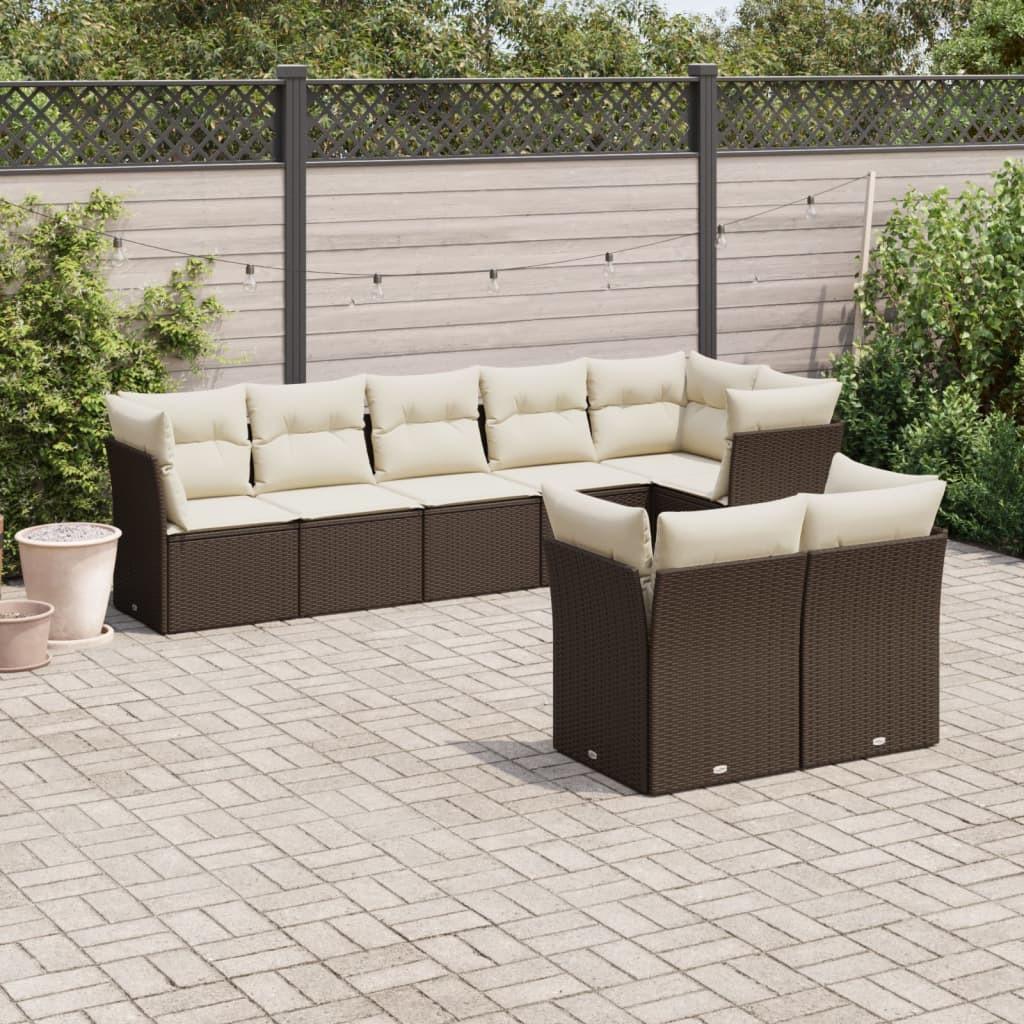 VidaXL Garten sofagarnitur poly-rattan  