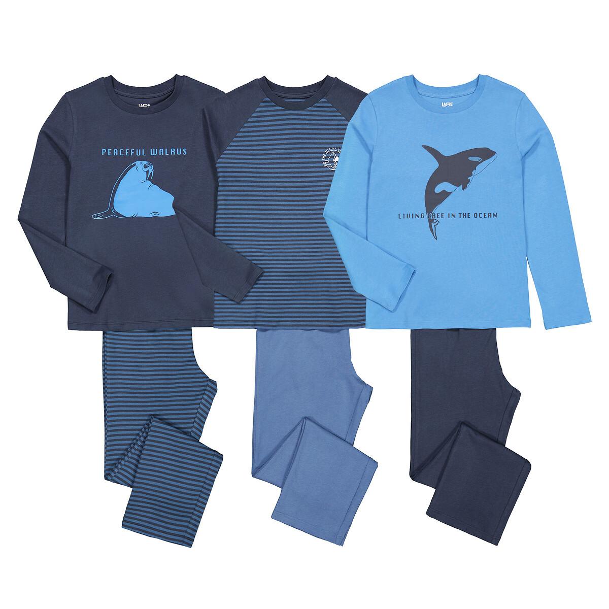 Image of 3er-pack Pyjamas Mit Orka Jungen Blau 134/140