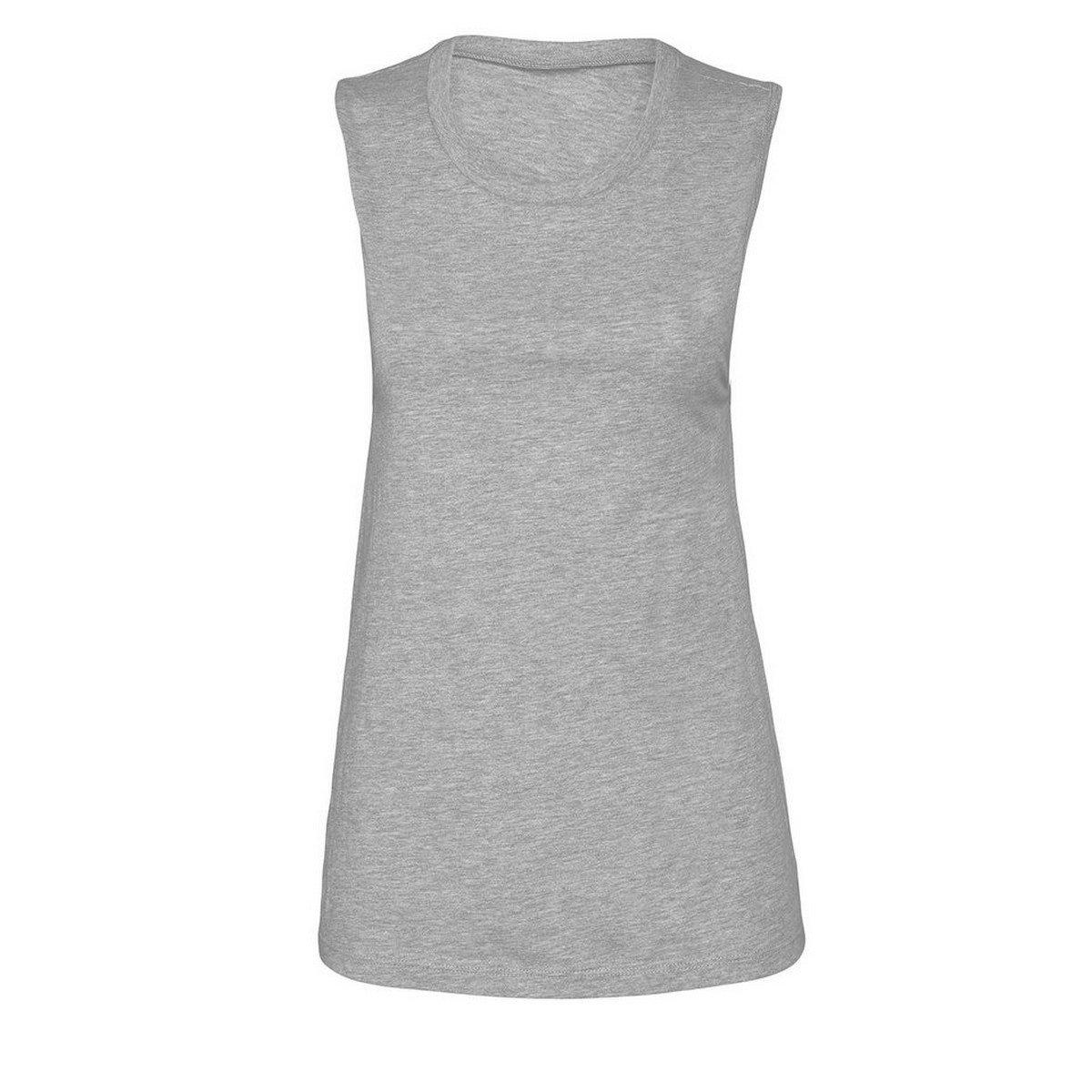 Image of Muscle Ärmelloses Oberteil Unisex Grau M