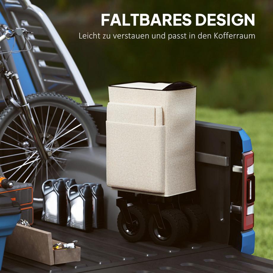 Outsunny  Chariot de jardin 