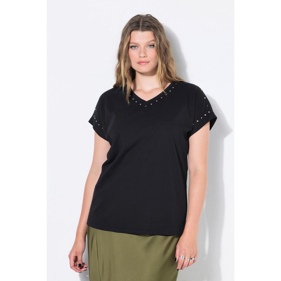 Studio Untold Oversized Nieten Acid Washed T-Shirt  