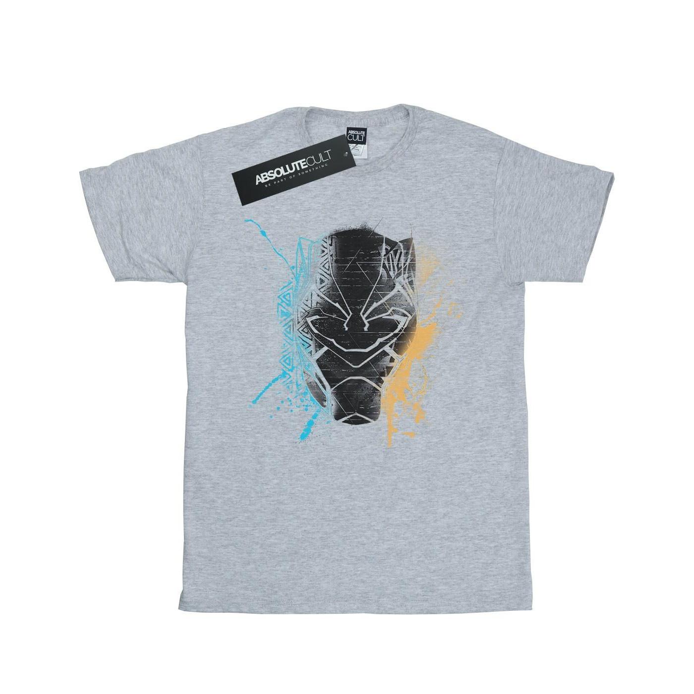 Image of Black Panther Splash Tshirt Damen Grau S
