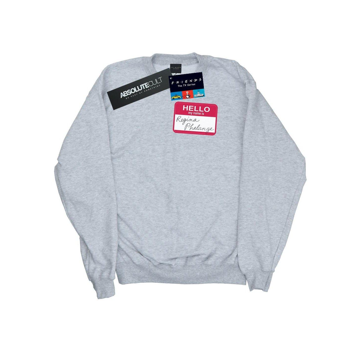 Image of Regina Phalange Name Tag Sweatshirt Jungen Grau 128