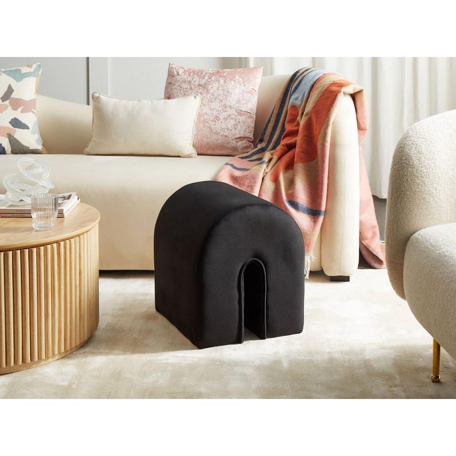 Beliani Pouf en Velours Moderne MODOC  