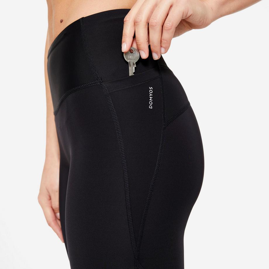 DOMYOS  Leggings donna vita alta modellante poliammide 