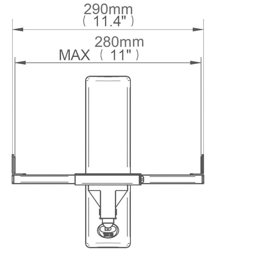 B-TECH  Support mural pour enceinte BT 77, 2 pcs 