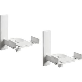 B-TECH  BT77 Supporto a muro per altoparlante Inclinabile, Girevole Distanza dalla parete (max.): 27.3 cm Bianc 