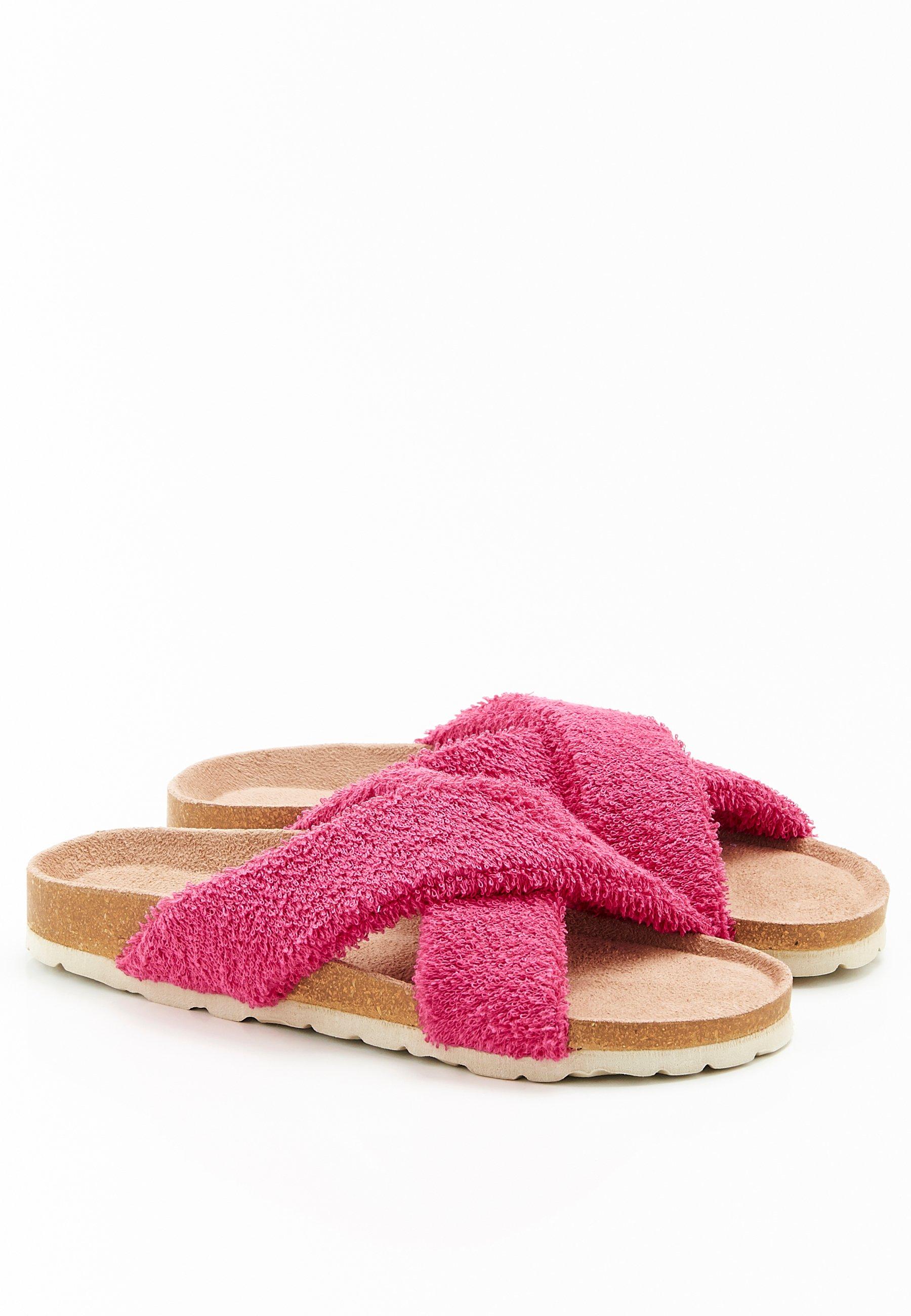 Image of Frotteepantoffeln Mit Crossover, Piedical®. Unisex Rot 39