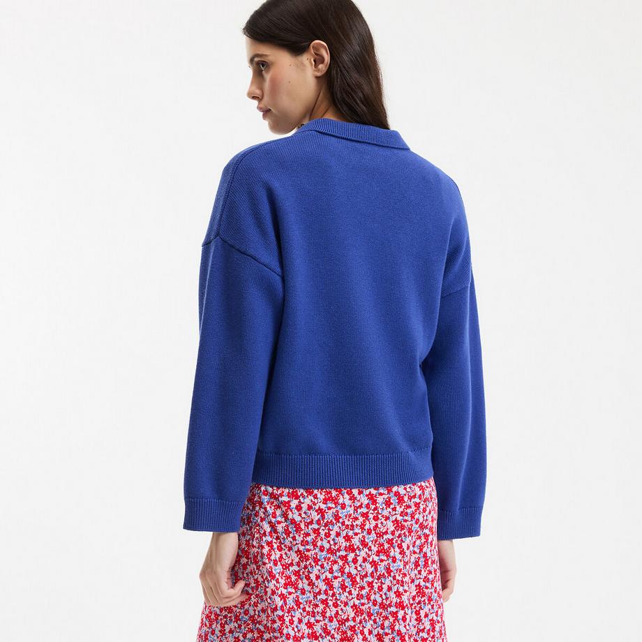 La Redoute Collections Pullover mit Polokragen  