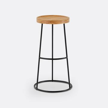 Tabouret de bar en orme H76 cm