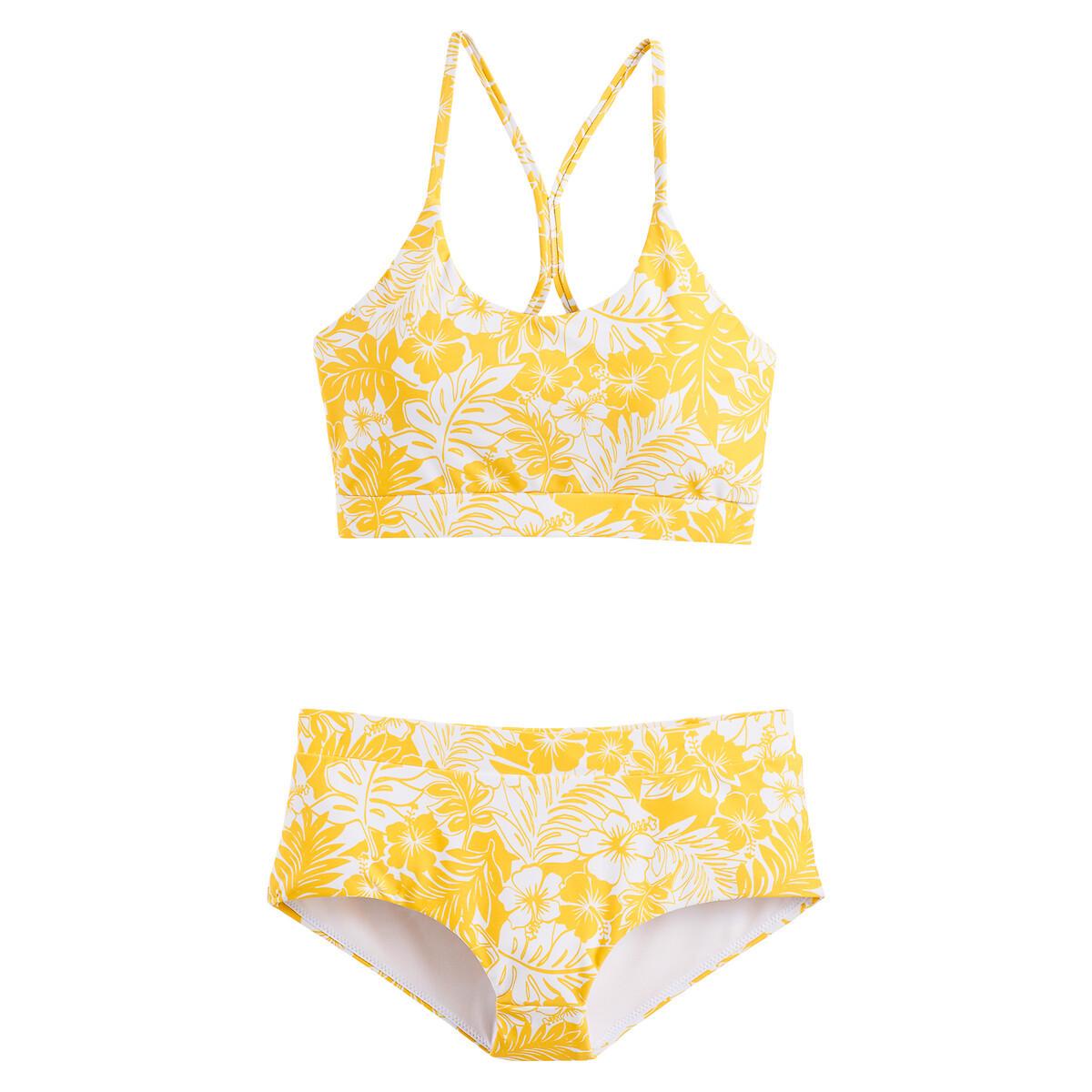 Image of Bikini Mit Blumenmuster Mädchen Weiss Bedruckt M