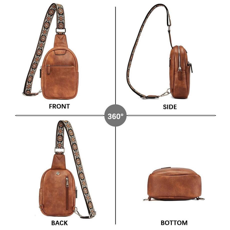 Only-bags.store PU Leder Sling Bag  