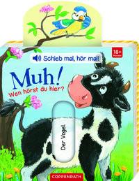 Muh! Wen hörst du hier? Flad, Antje (Illustrationen) Gebundene Ausgabe 