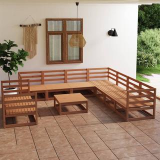 VidaXL set salotto da giardino Legno di pino  