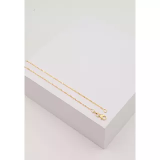 MUAU Schmuck  Collier Singapur Gelbgold 750, 1.2mm, 38cm Oro Giallo