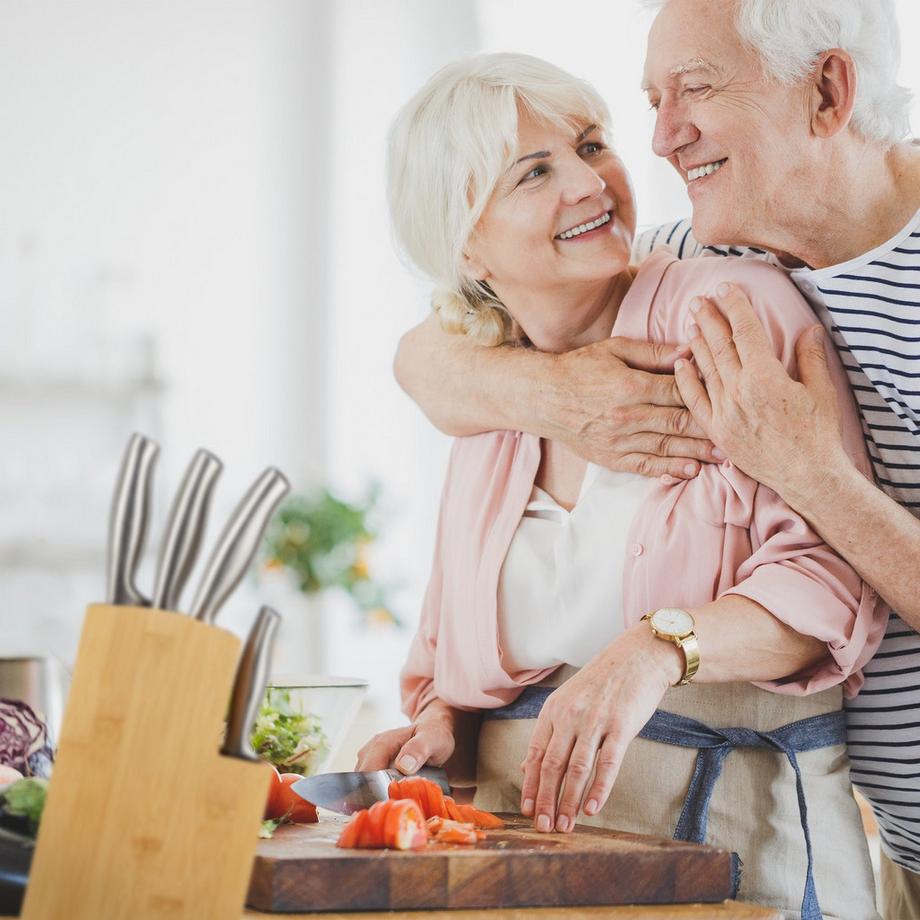 Northix Messerblock aus Bambus  