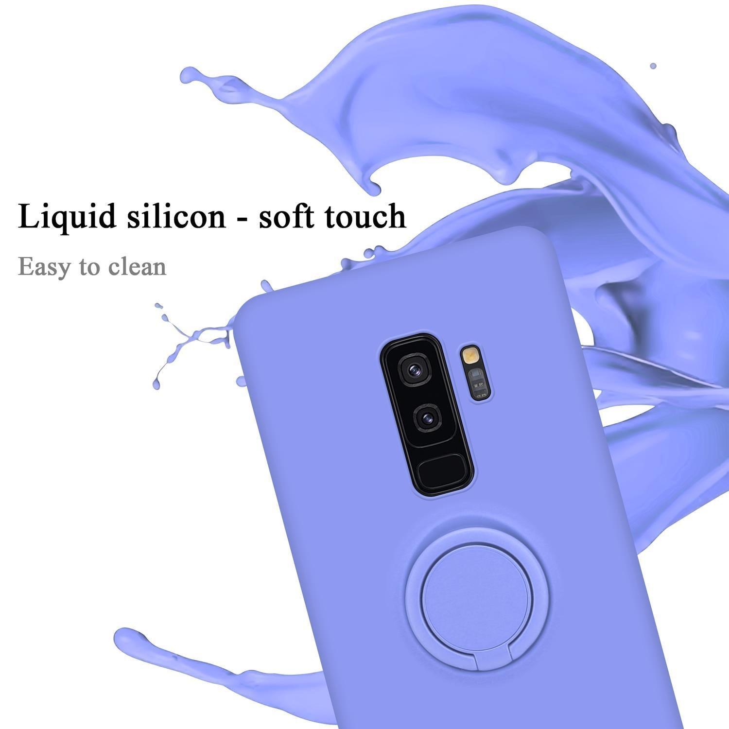 Cadorabo  Hülle für Samsung Galaxy S9 PLUS TPU Silikon mit Ring Liquid 