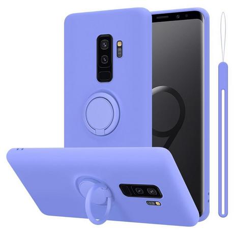 Cadorabo  Hülle für Samsung Galaxy S9 PLUS TPU Silikon mit Ring Liquid 