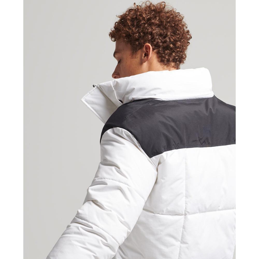 Superdry  daunenjacke mit kapuze 