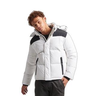 Superdry  daunenjacke mit kapuze 