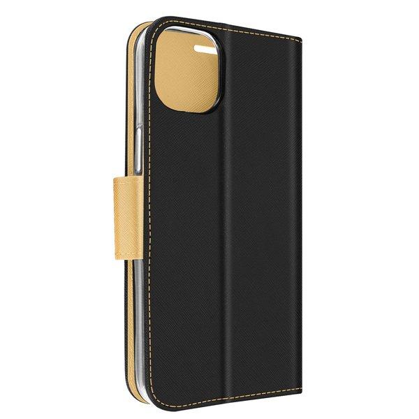 Image of Fancy Cover iPhone 14 Plus Schwarz /Gold
