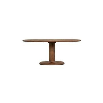 Table en bois massif Coco marron clair 180x110