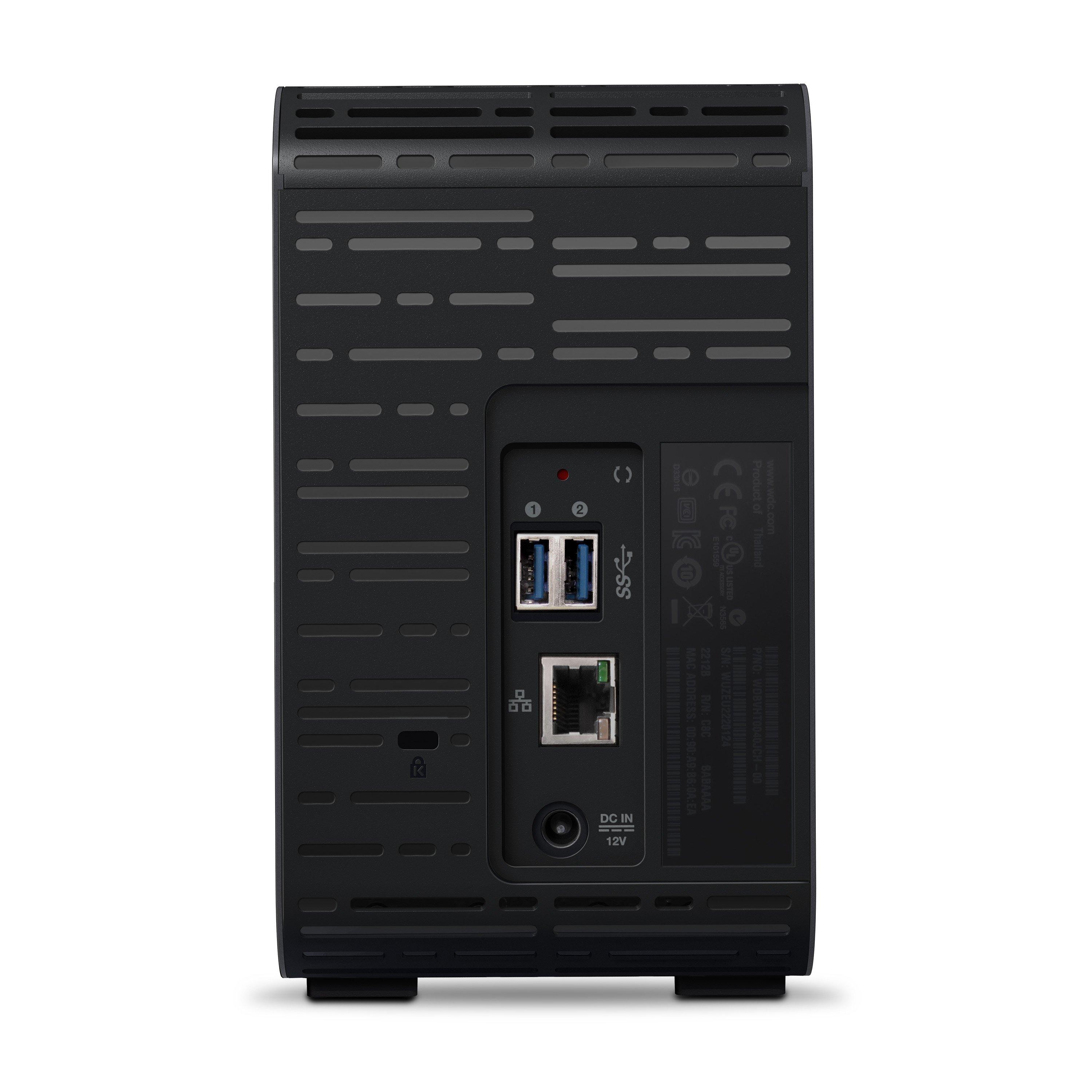 Western Digital  My Cloud EX2 Ultra NAS Bureau Ethernet/LAN Noir Armada 385 