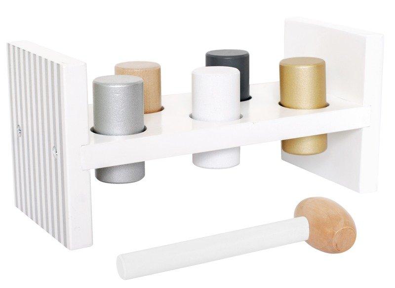 Image of JABADABADO Hammer Bank W7156 silver Line 11.5x23.5x11cm