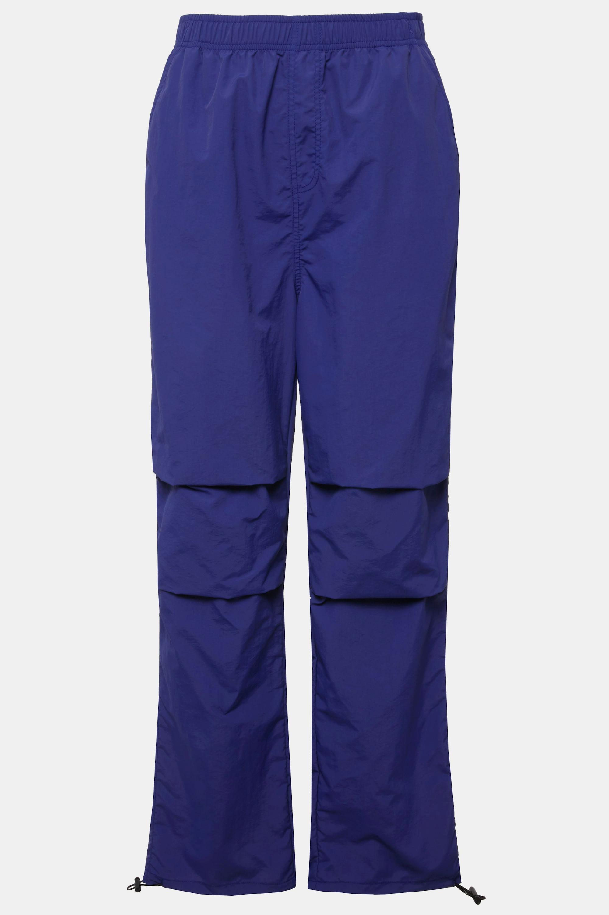 Studio Untold  Pantalon d'aviateur unisexe. Jambe large et taille élastique. Plis aux genoux et cordons de serrage aux chevilles 