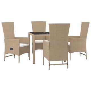 VidaXL Garten essgruppe poly-rattan  