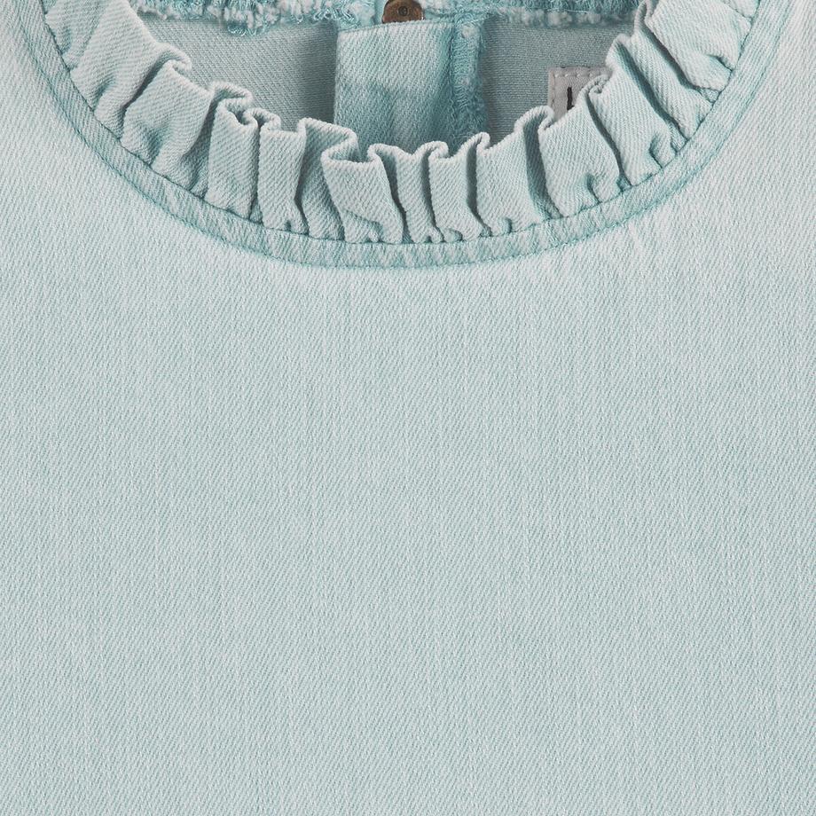 La Redoute Collections  Kleid mit langen Ärmeln aus leichtem Denim 